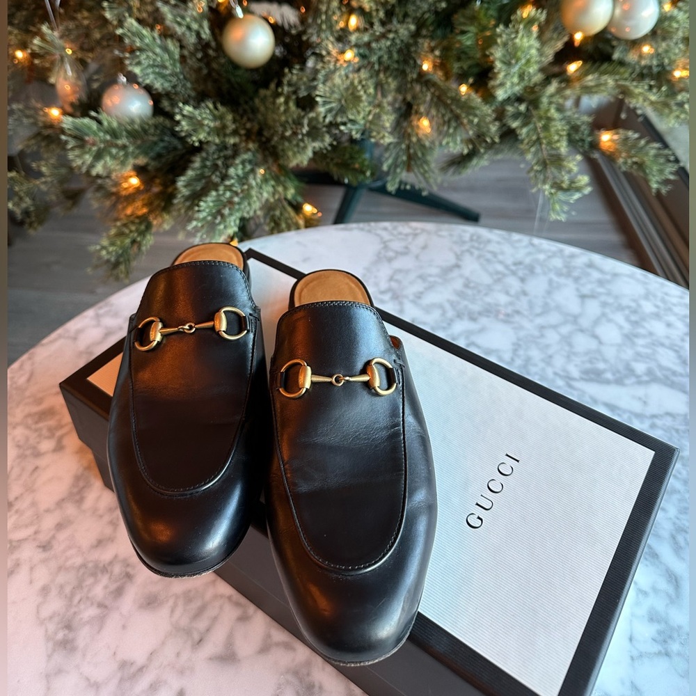 Gucci Princetown Leather Slipper